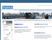 Tablet Screenshot of ingilizce.com